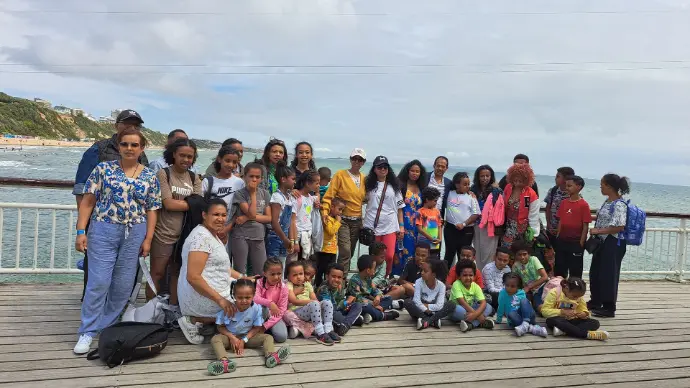 Teit Ethiopia children exploring UK 